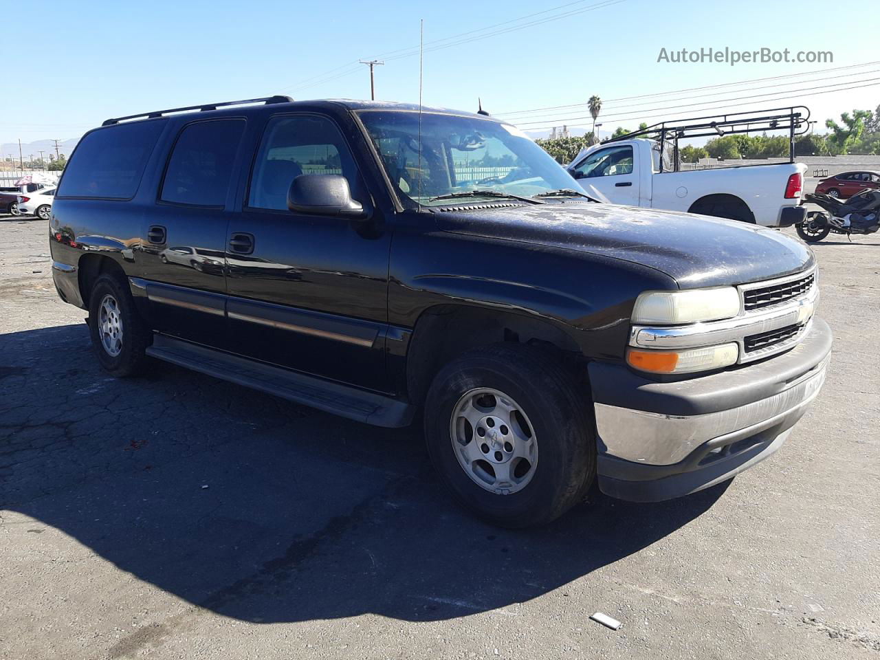 2005 Chevrolet Suburban C1500 Black vin: 3GNEC16Z75G235403