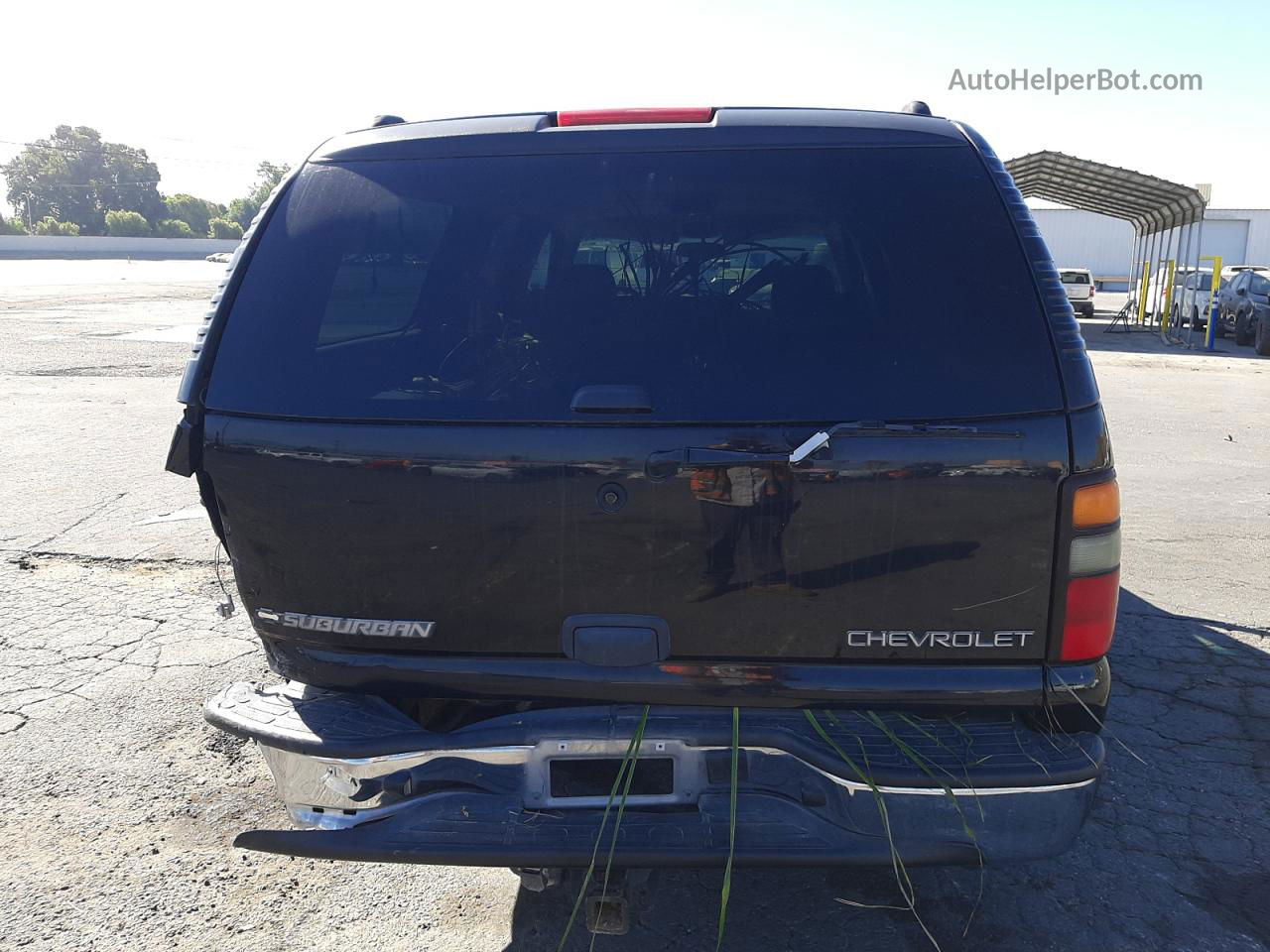 2005 Chevrolet Suburban C1500 Black vin: 3GNEC16Z75G235403