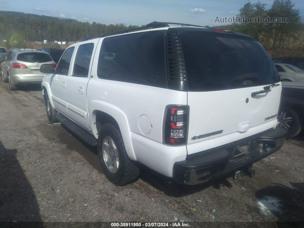 2005 Chevrolet Suburban 1500 Lt White vin: 3GNEC16Z75G264254