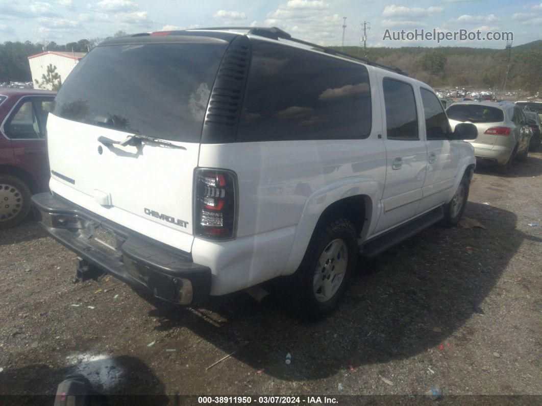 2005 Chevrolet Suburban 1500 Lt White vin: 3GNEC16Z75G264254