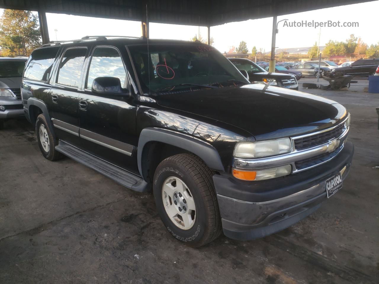 2005 Chevrolet Suburban C1500 Black vin: 3GNEC16Z85G203768