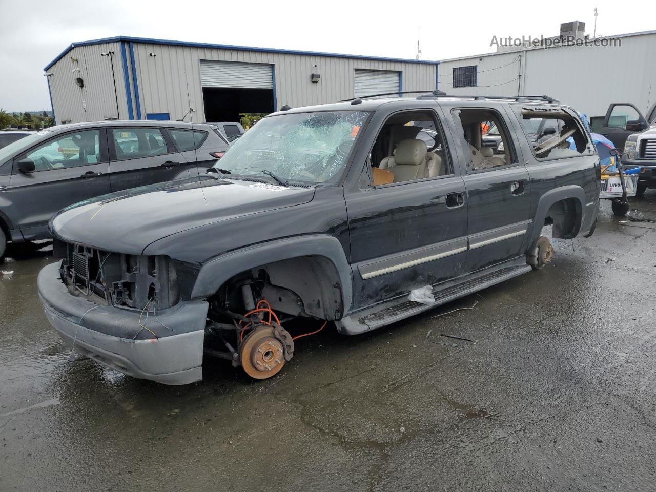 2005 Chevrolet Suburban C1500 Black vin: 3GNEC16Z85G247978