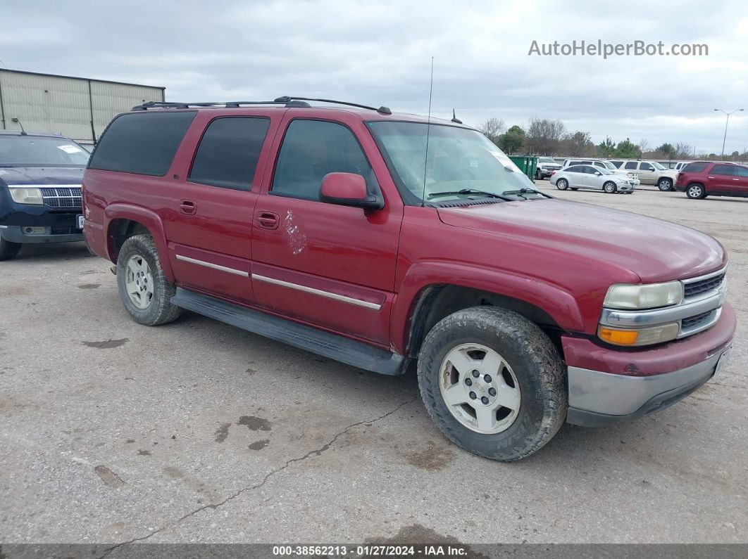 2005 Chevrolet Suburban 1500 Lt Burgundy vin: 3GNEC16ZX5G137661