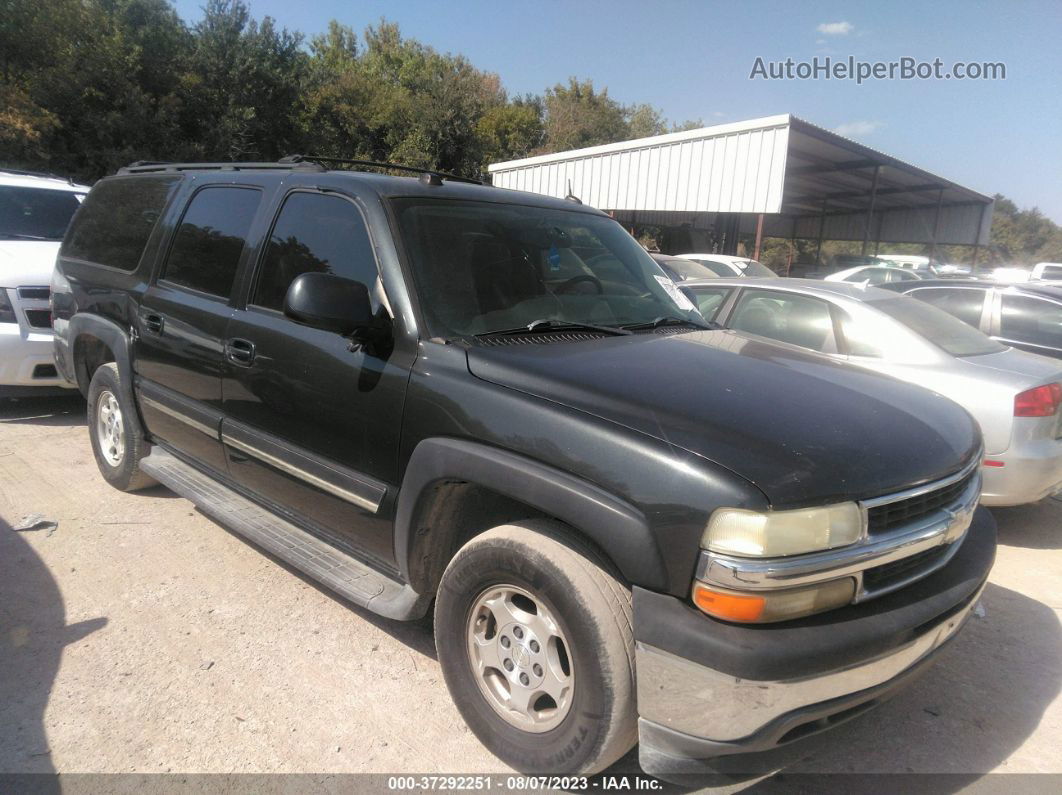 2005 Chevrolet Suburban Lt Black vin: 3GNEC16ZX5G169171