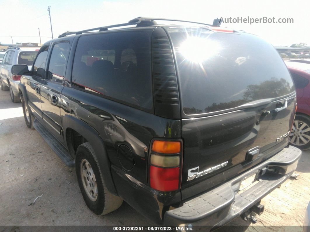 2005 Chevrolet Suburban Lt Black vin: 3GNEC16ZX5G169171