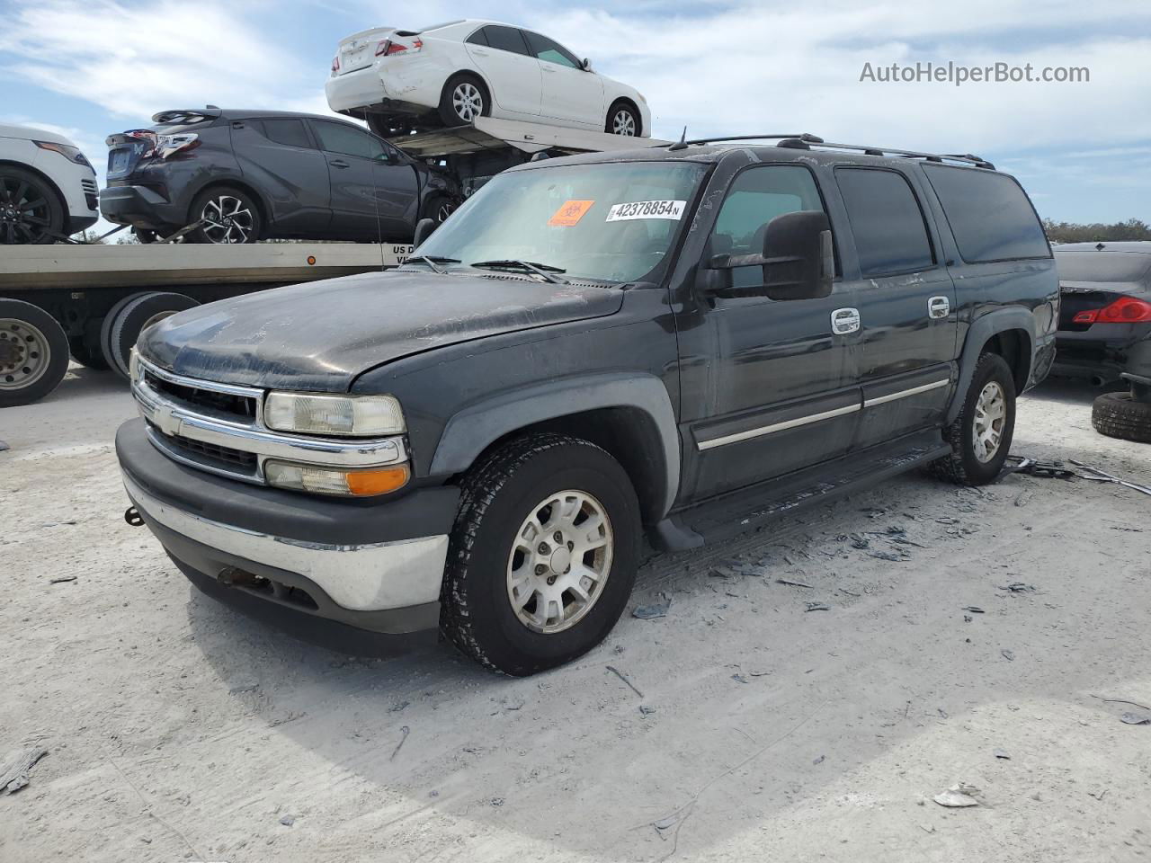 2005 Chevrolet Suburban C1500 Black vin: 3GNEC16ZX5G206641