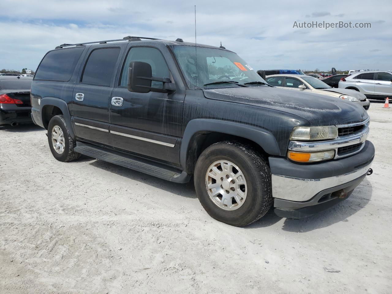 2005 Chevrolet Suburban C1500 Black vin: 3GNEC16ZX5G206641