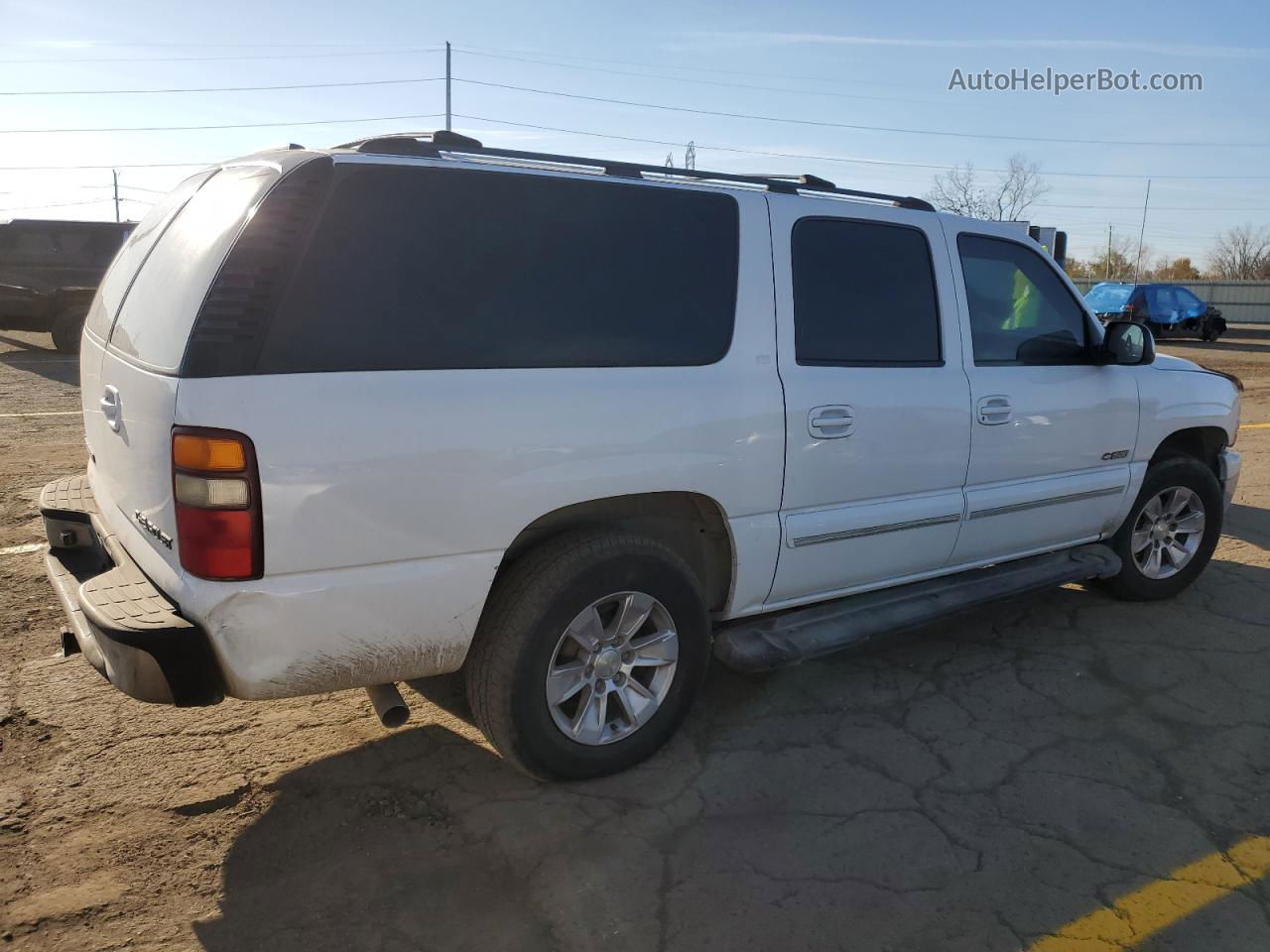 2000 Chevrolet Suburban K1500 White vin: 3GNFK16T1YG188814