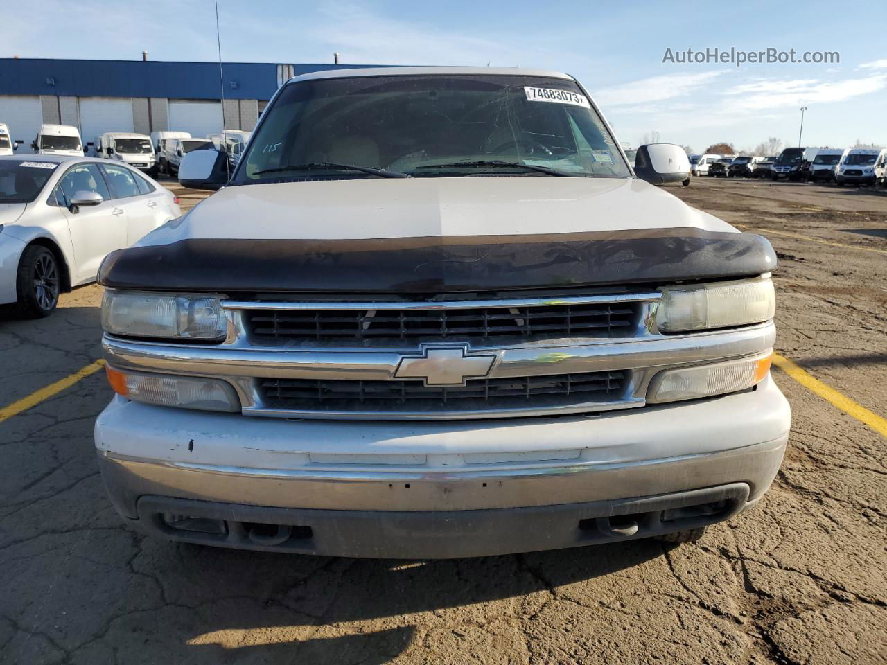 2000 Chevrolet Suburban K1500 White vin: 3GNFK16T1YG188814