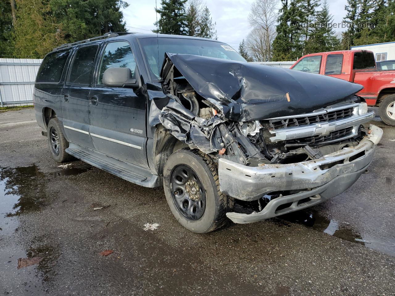 2000 Chevrolet Suburban K1500 Black vin: 3GNFK16T1YG215476