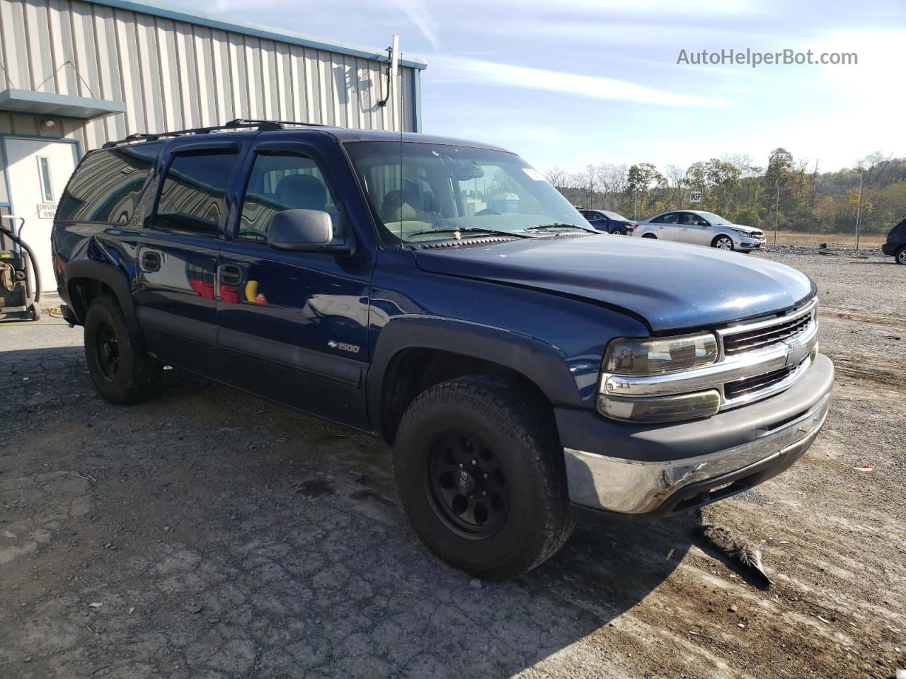 2000 Chevrolet Suburban K1500 Blue vin: 3GNFK16T2YG125110