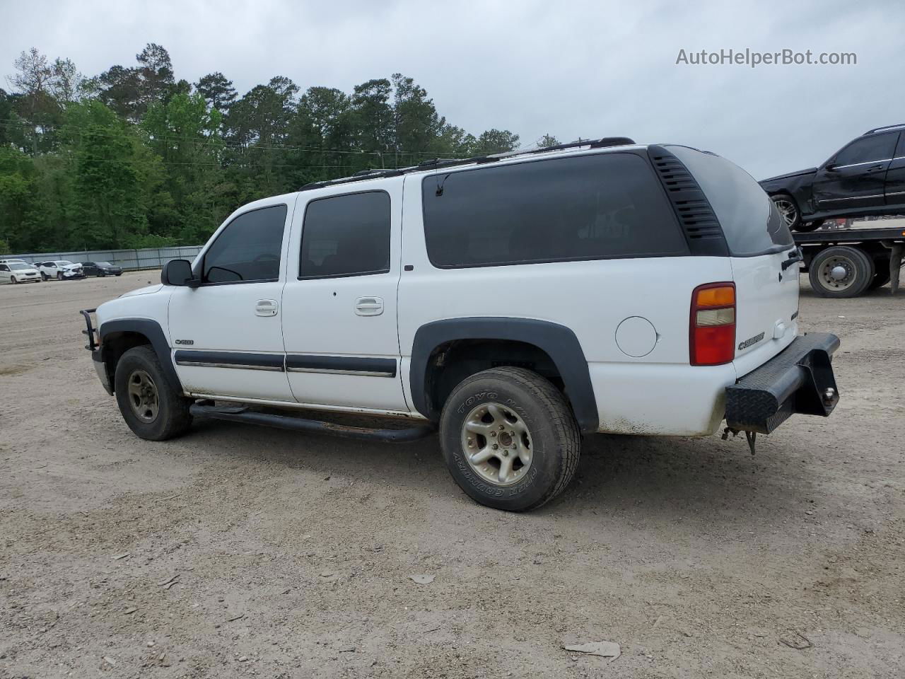 2000 Chevrolet Suburban K1500 White vin: 3GNFK16T3YG163414