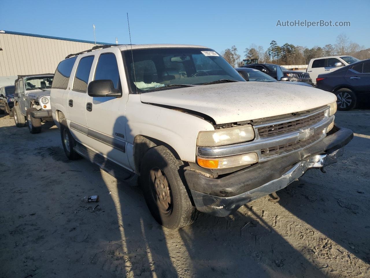 2000 Chevrolet Suburban K1500 Белый vin: 3GNFK16T4YG109054