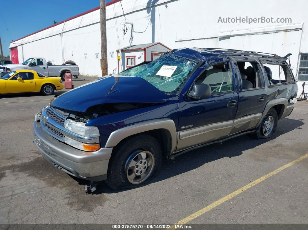 2000 Chevrolet Suburban Ls Blue vin: 3GNFK16T4YG117901