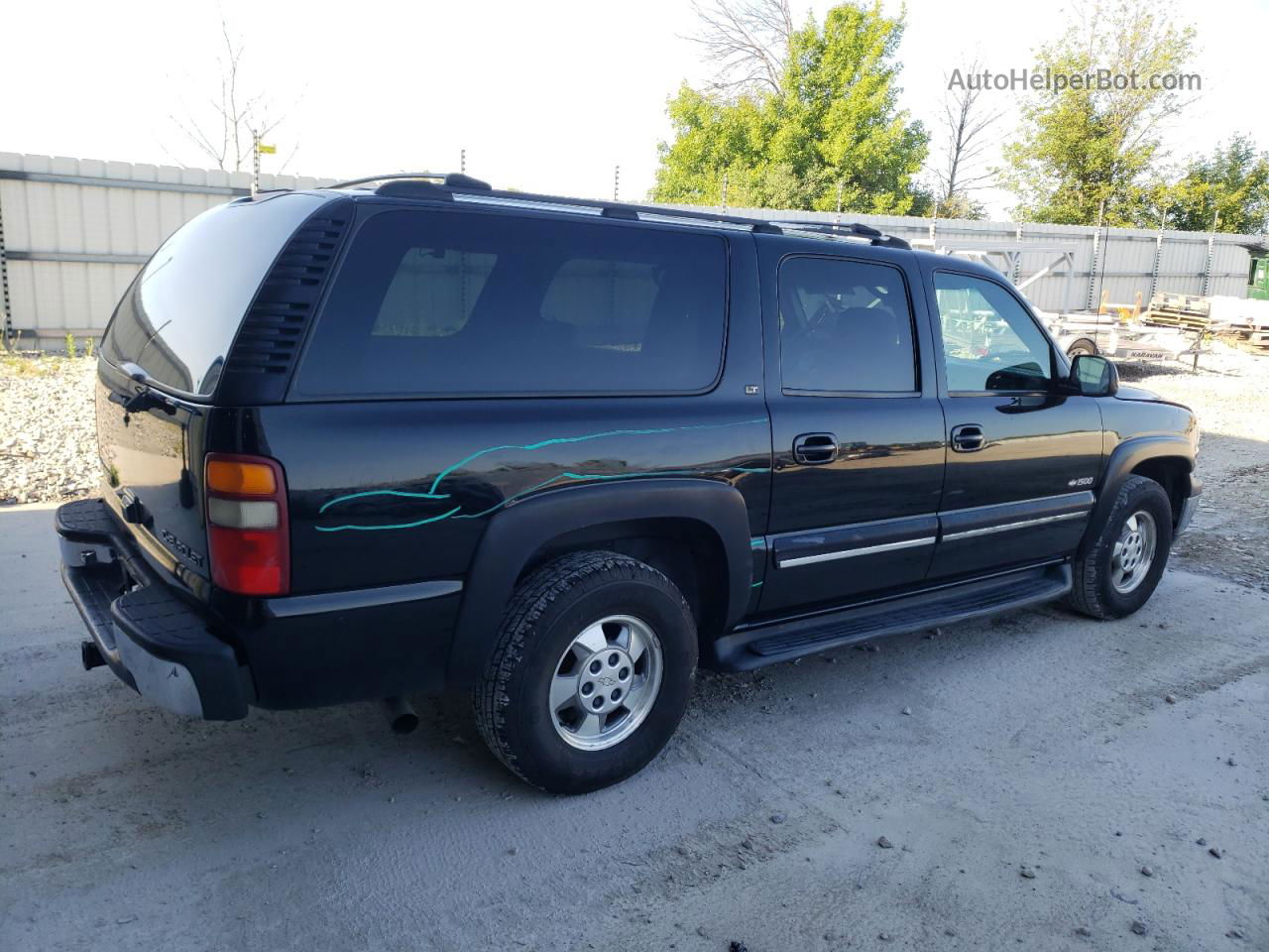 2000 Chevrolet Suburban K1500 Charcoal vin: 3GNFK16T4YG193795