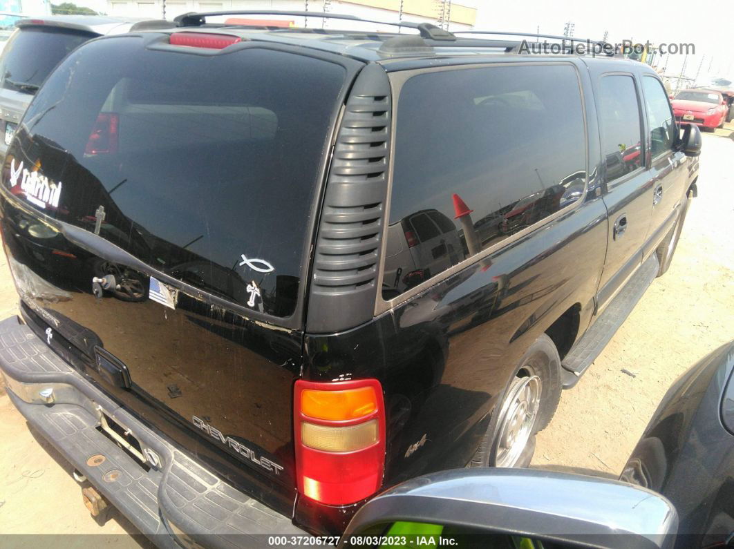 2000 Chevrolet Suburban Lt Black vin: 3GNFK16T4YG215178