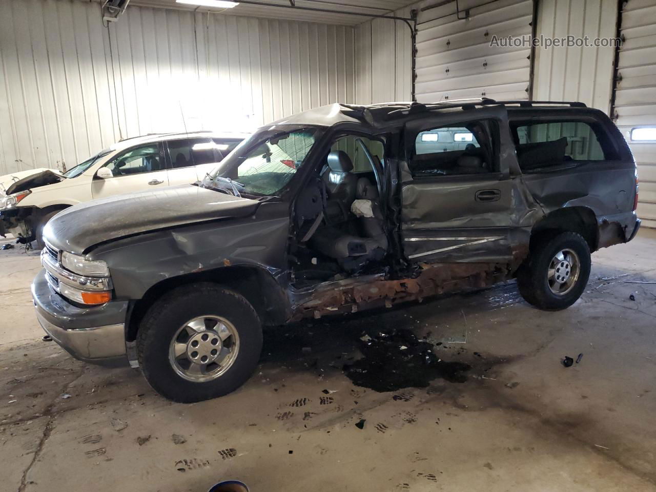 2000 Chevrolet Suburban K1500 Gray vin: 3GNFK16T6YG185813