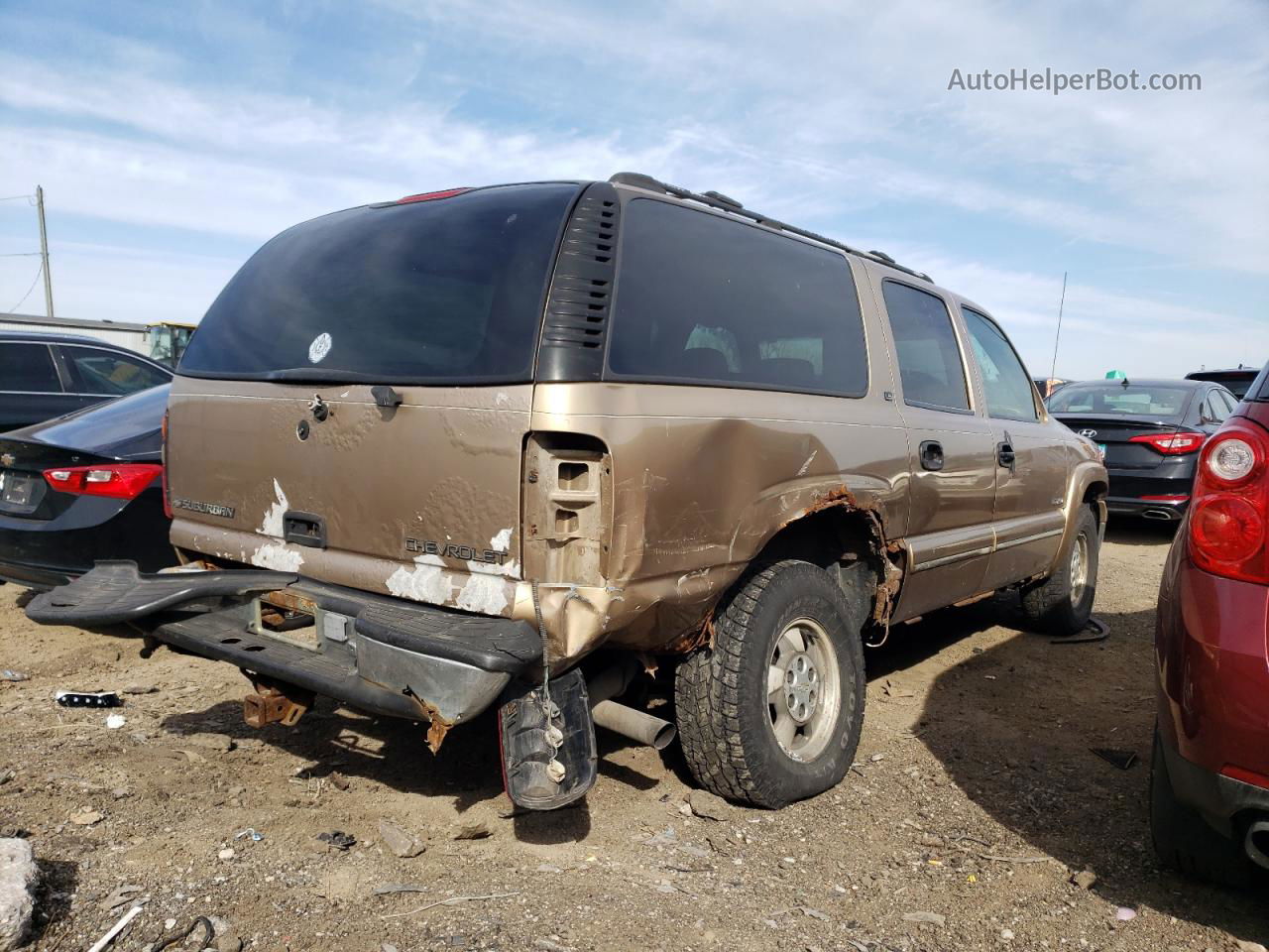 2000 Chevrolet Suburban K1500 Gold vin: 3GNFK16T6YG199629