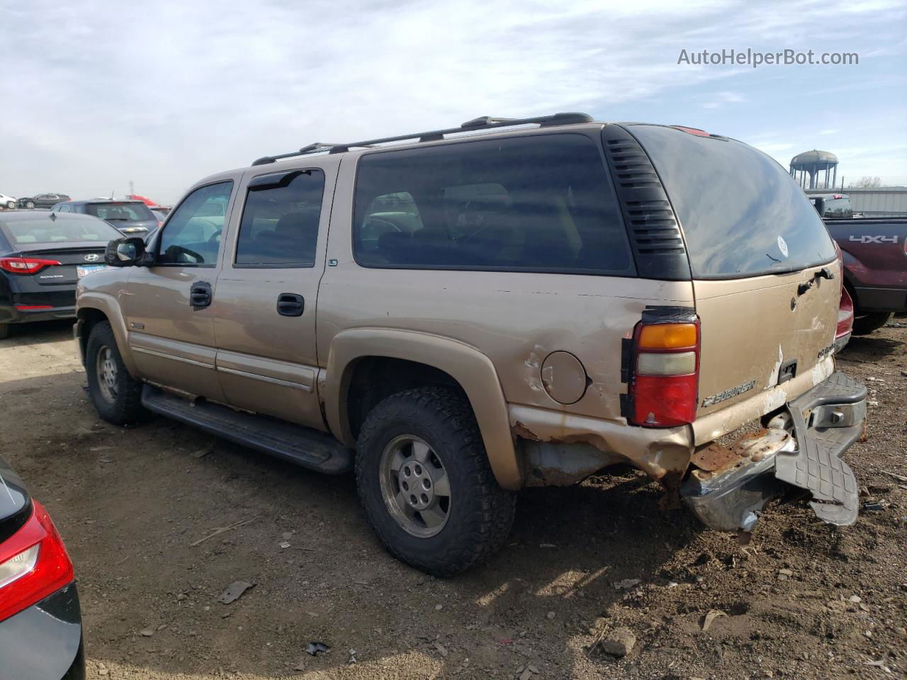 2000 Chevrolet Suburban K1500 Gold vin: 3GNFK16T6YG199629