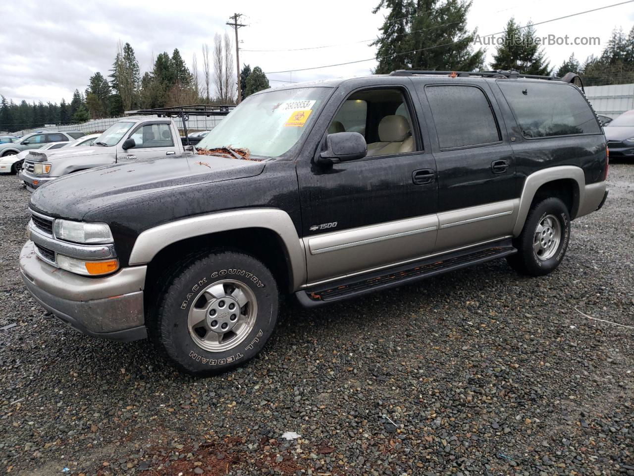 2000 Chevrolet Suburban K1500 Black vin: 3GNFK16T7YG106939