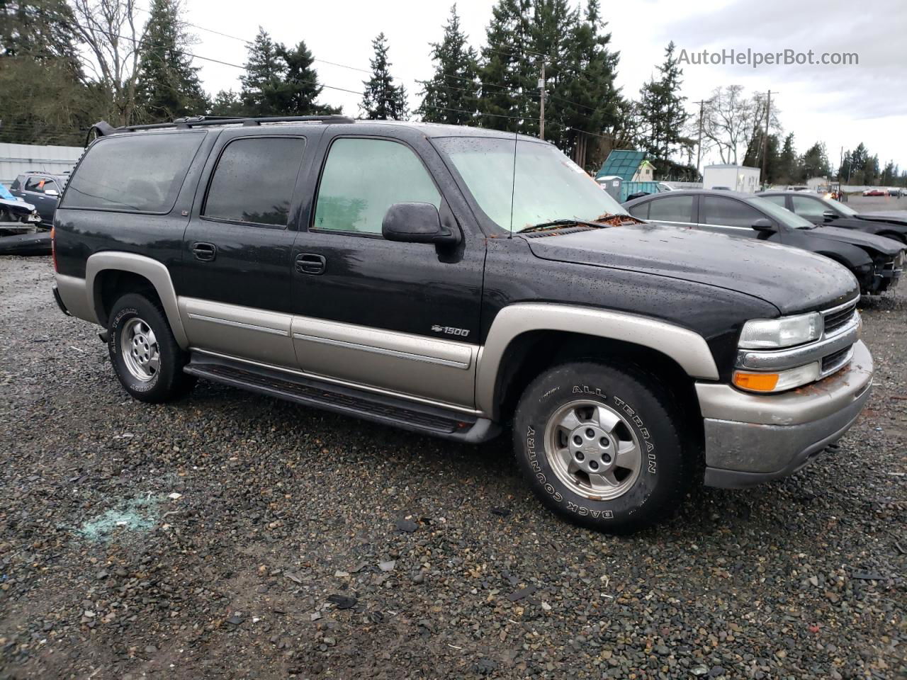 2000 Chevrolet Suburban K1500 Black vin: 3GNFK16T7YG106939