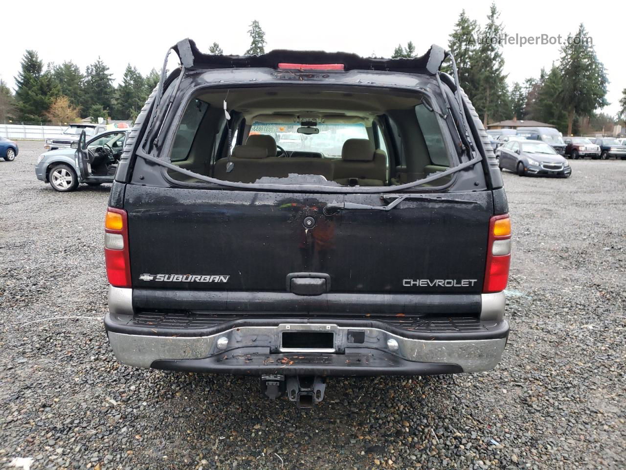 2000 Chevrolet Suburban K1500 Black vin: 3GNFK16T7YG106939