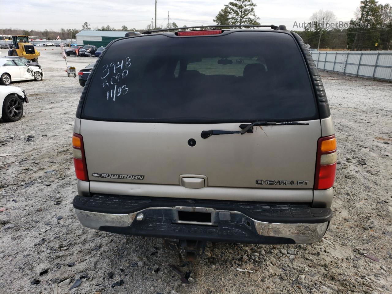 2000 Chevrolet Suburban K1500 Beige vin: 3GNFK16T7YG163948