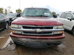 2000 Chevrolet Suburban K1500 Burgundy vin: 3GNFK16T7YG204157