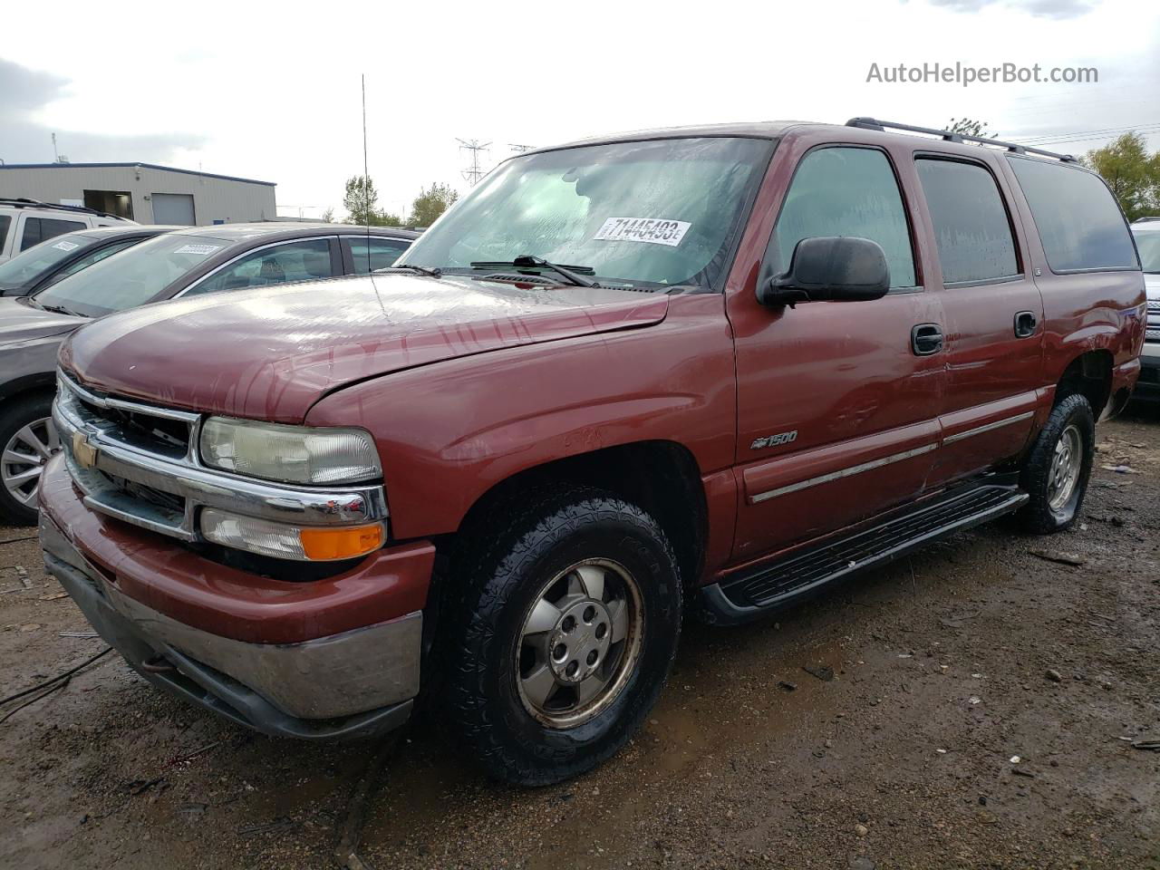 2000 Chevrolet Suburban K1500 Burgundy vin: 3GNFK16T7YG204157