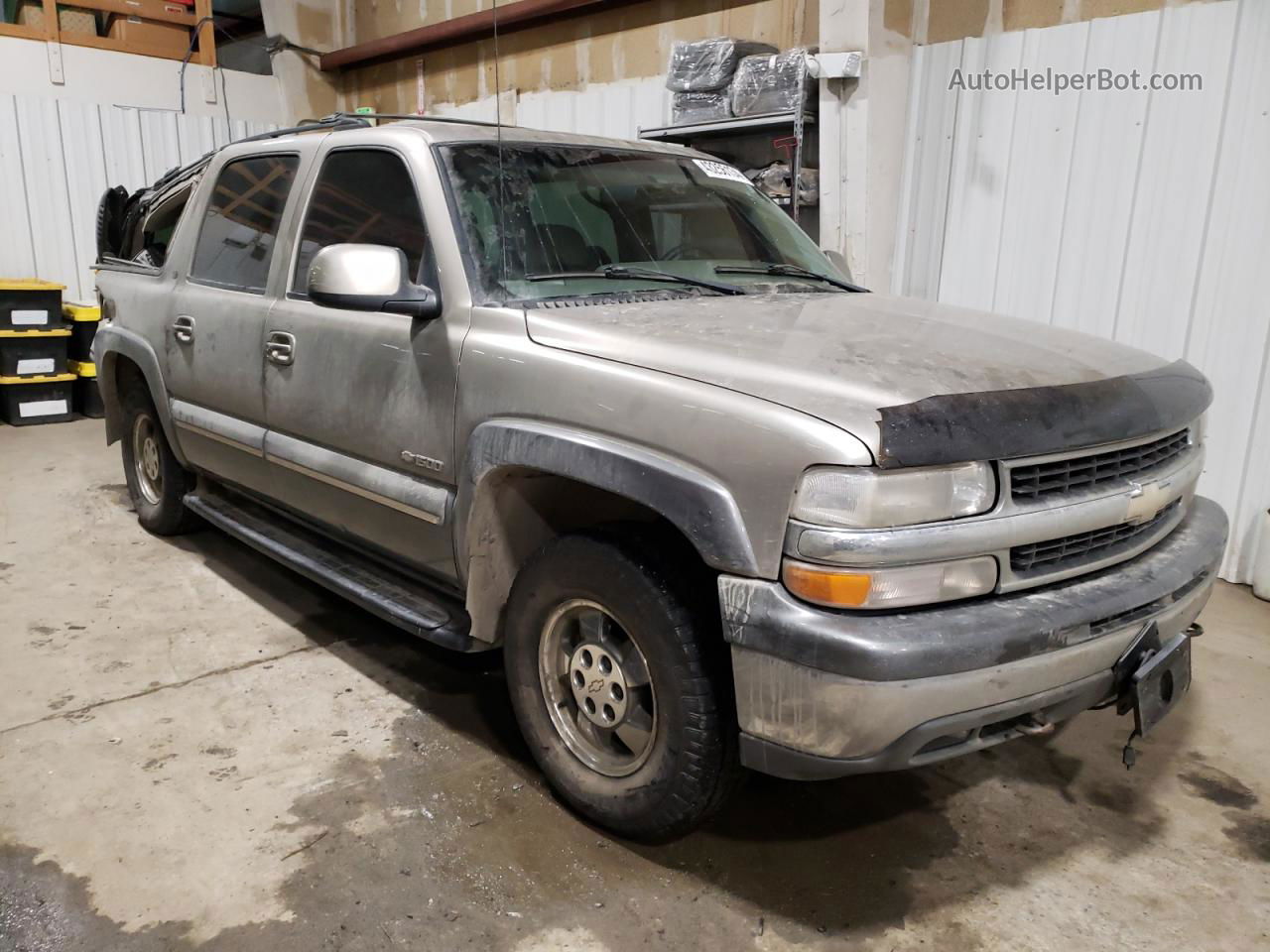 2000 Chevrolet Suburban K1500 Серебряный vin: 3GNFK16T8YG155566