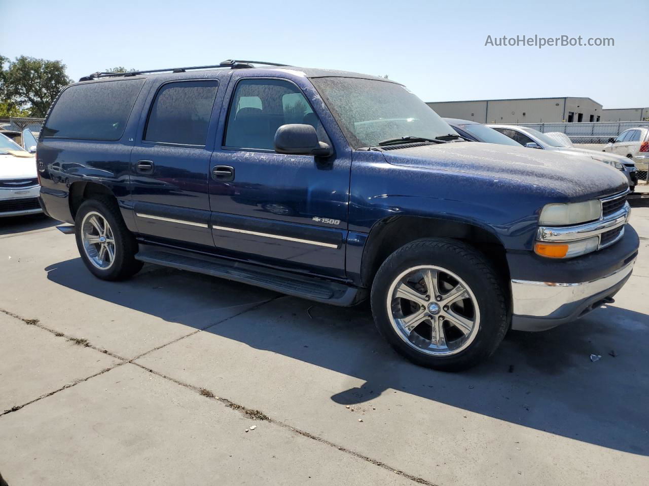 2000 Chevrolet Suburban K1500 Blue vin: 3GNFK16T9YG119823