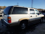 2000 Chevrolet Suburban K1500 White vin: 3GNFK16T9YG130093