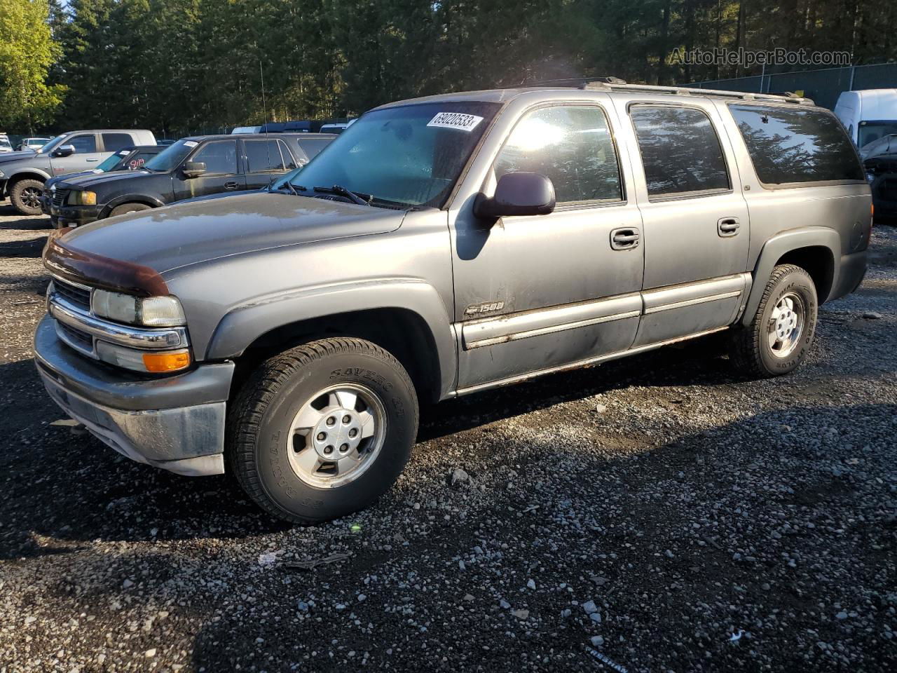 2000 Chevrolet Suburban K1500 Gray vin: 3GNFK16T9YG156225