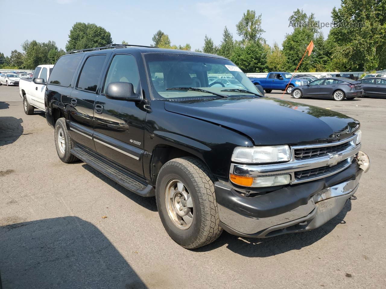 2000 Chevrolet Suburban K1500 Black vin: 3GNFK16T9YG166253