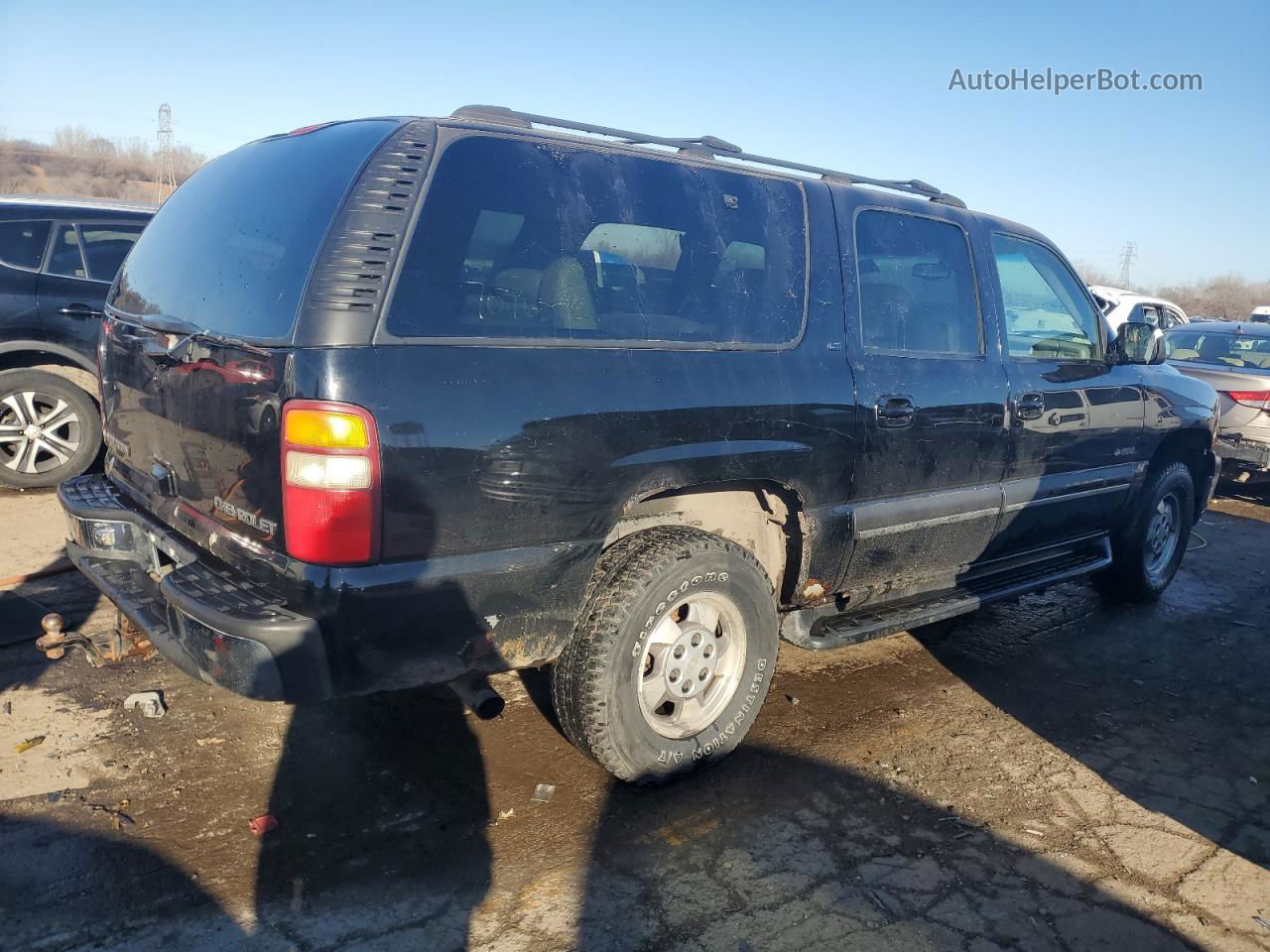 2000 Chevrolet Suburban K1500 Black vin: 3GNFK16TXYG145248