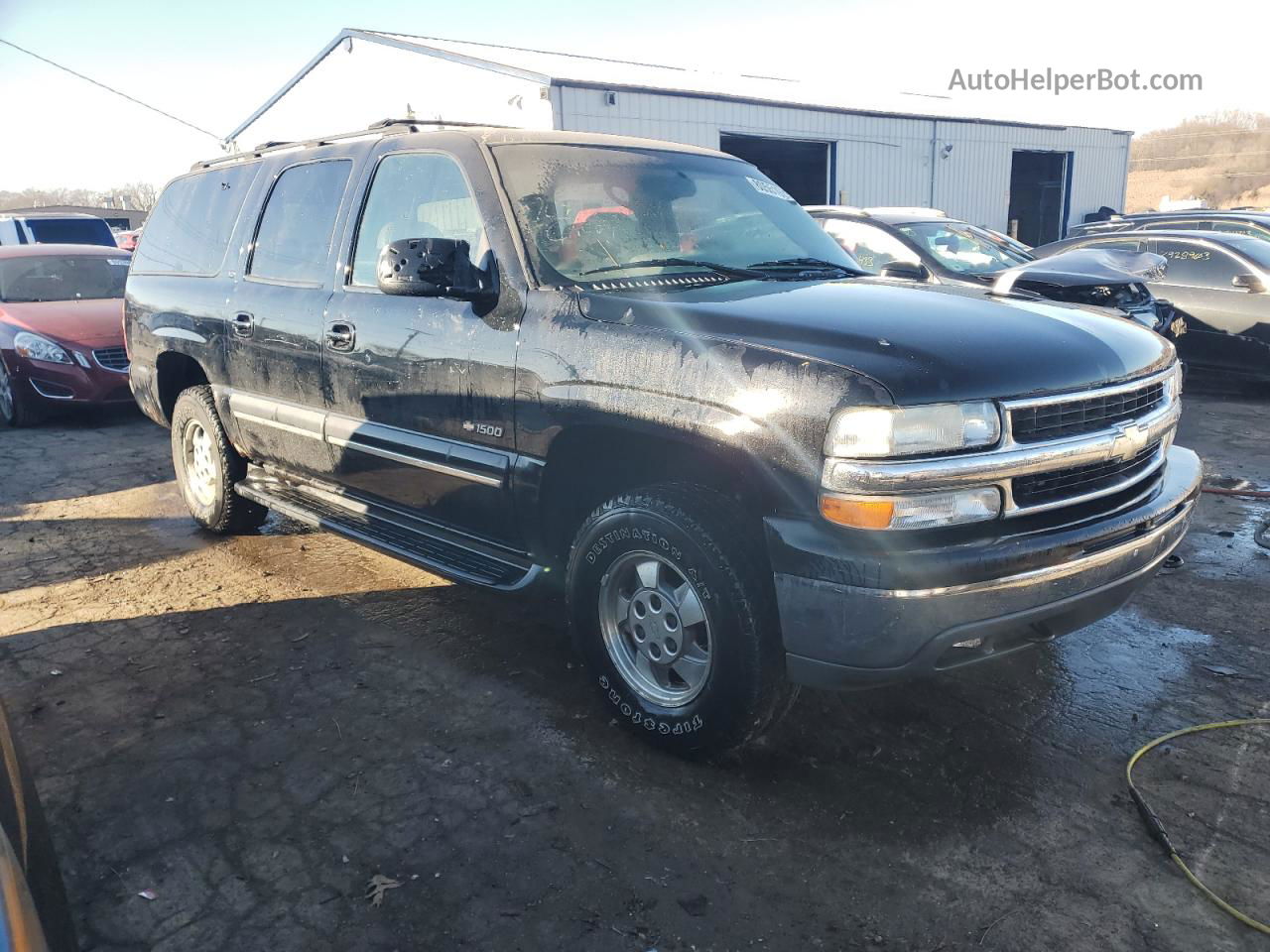 2000 Chevrolet Suburban K1500 Black vin: 3GNFK16TXYG145248