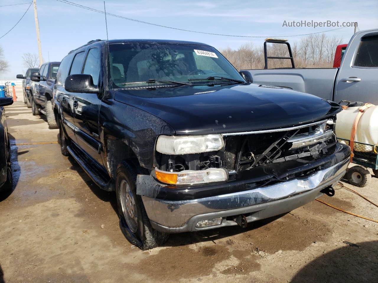 2000 Chevrolet Suburban K1500 Black vin: 3GNFK16TXYG150918