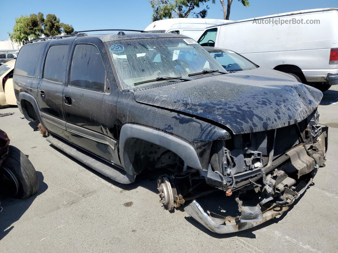 2005 Chevrolet Suburban K1500 Black vin: 3GNFK16Z05G197701