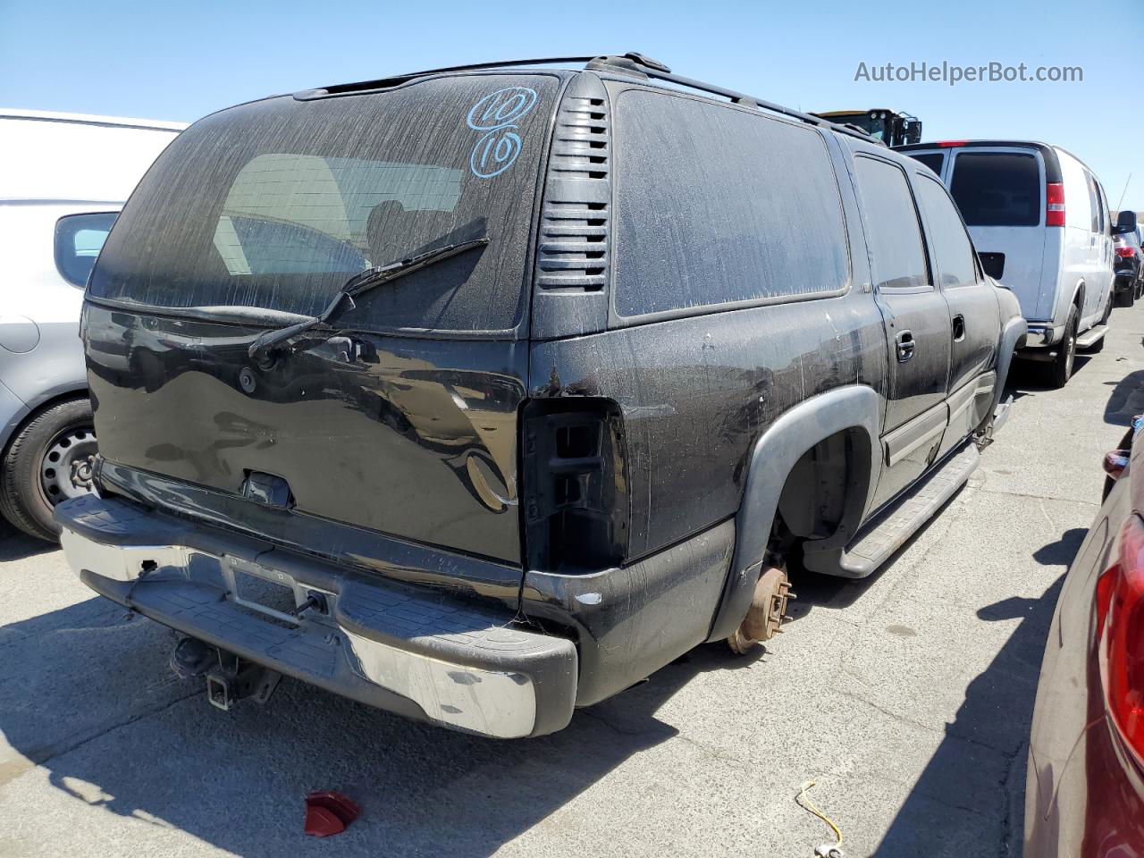 2005 Chevrolet Suburban K1500 Black vin: 3GNFK16Z05G197701