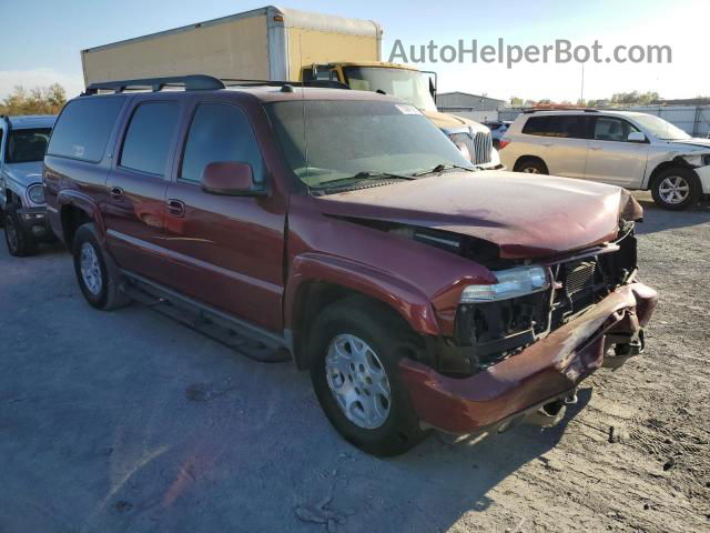 2005 Chevrolet Suburban K1500 Red vin: 3GNFK16Z05G269321