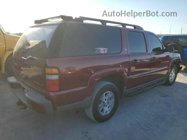 2005 Chevrolet Suburban K1500 Red vin: 3GNFK16Z05G269321