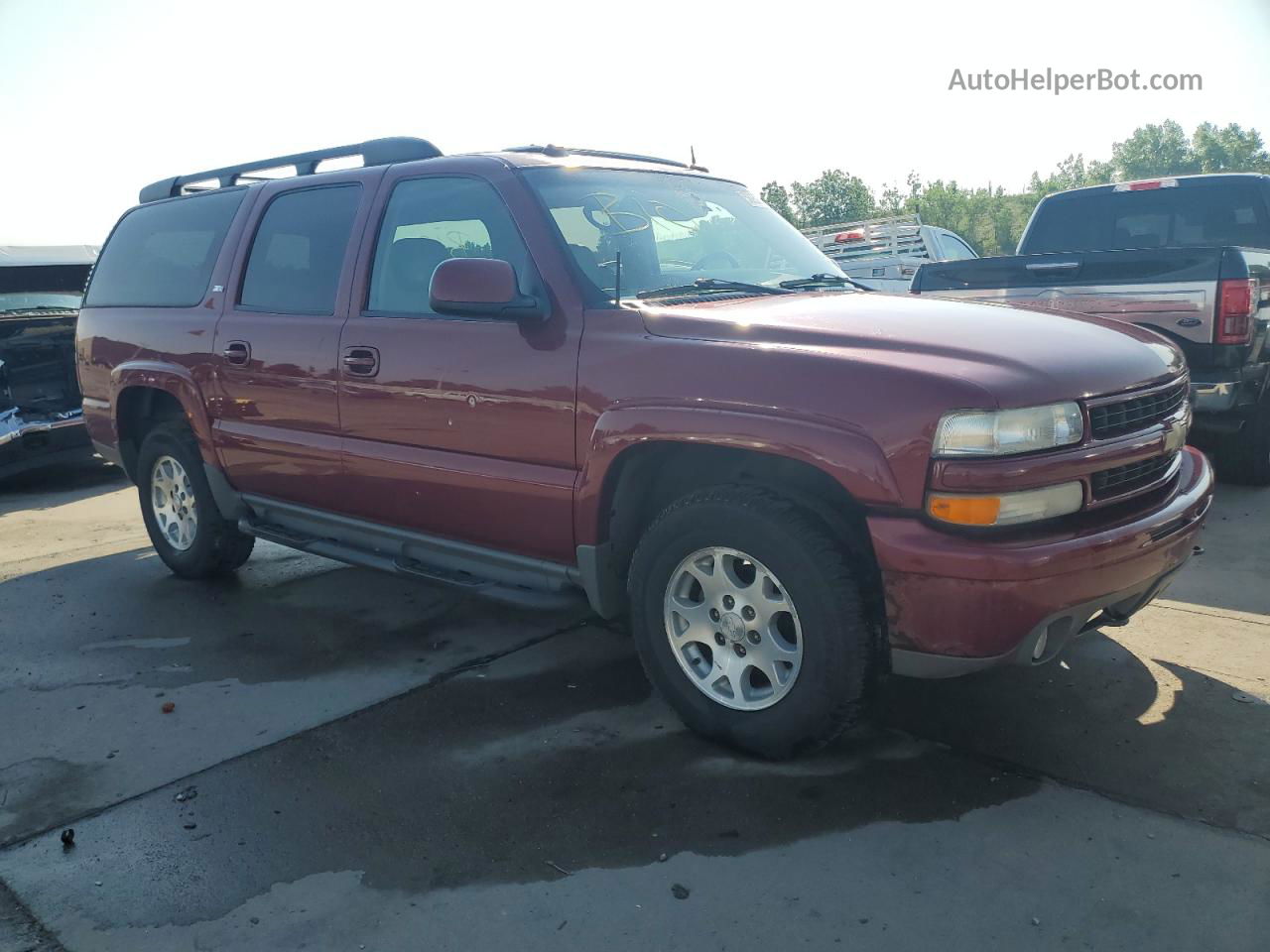 2005 Chevrolet Suburban K1500 Burgundy vin: 3GNFK16Z15G197268