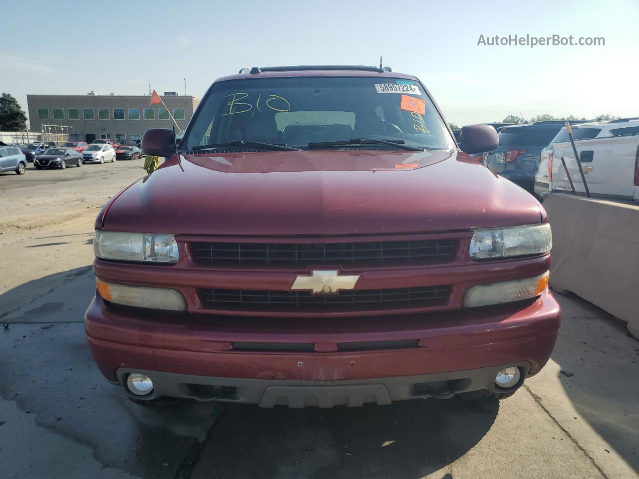 2005 Chevrolet Suburban K1500 Burgundy vin: 3GNFK16Z15G197268