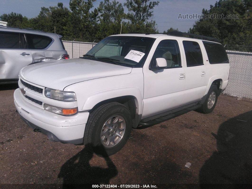 2005 Chevrolet Suburban 1500 Z71 White vin: 3GNFK16Z15G263933