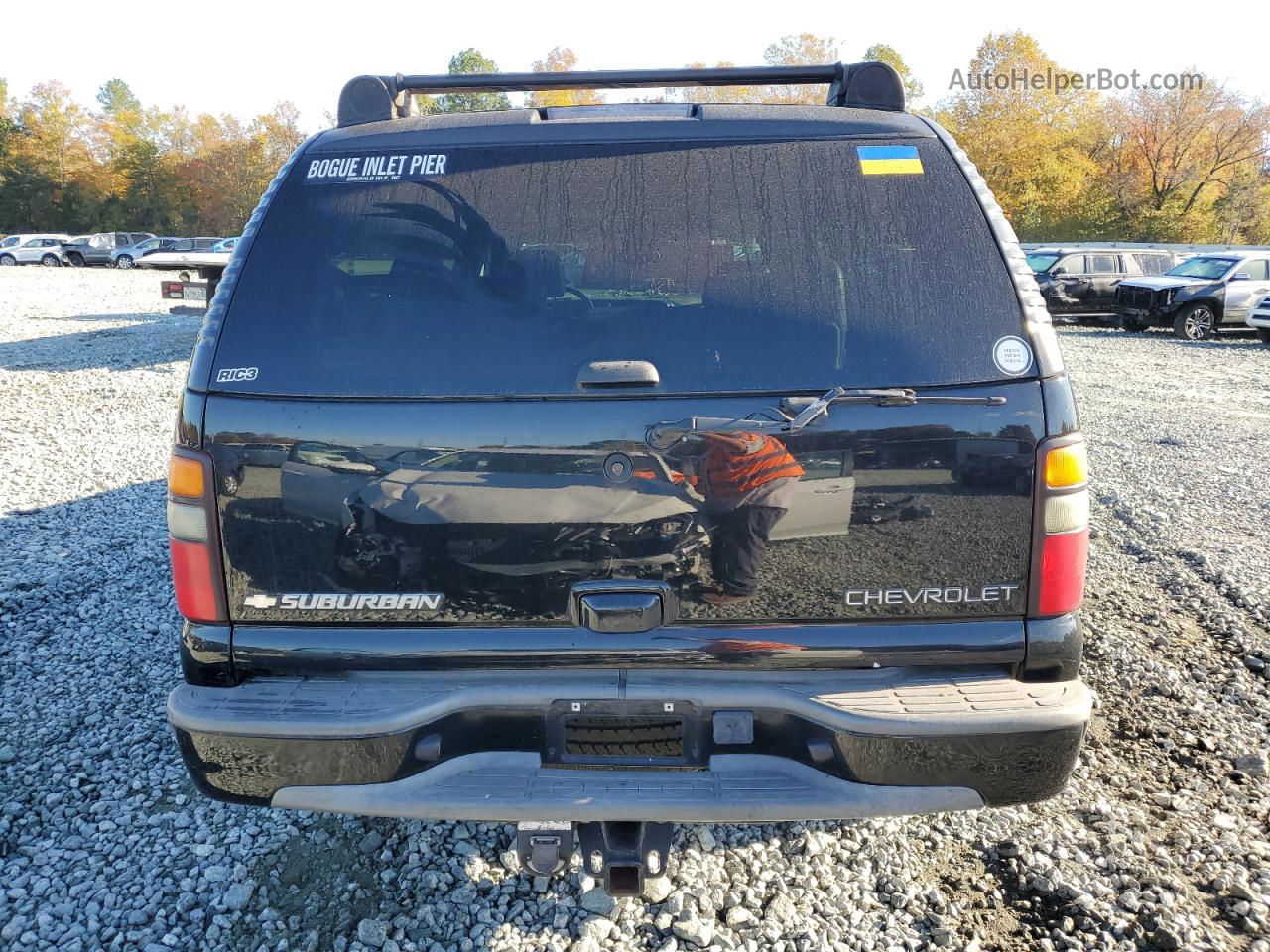 2005 Chevrolet Suburban K1500 Black vin: 3GNFK16Z15G273085