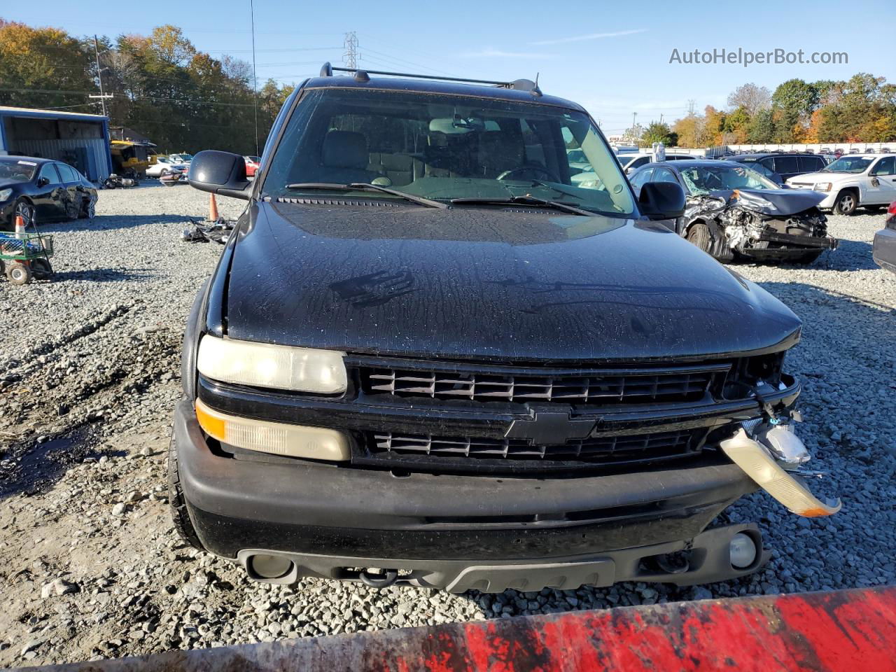 2005 Chevrolet Suburban K1500 Black vin: 3GNFK16Z15G273085