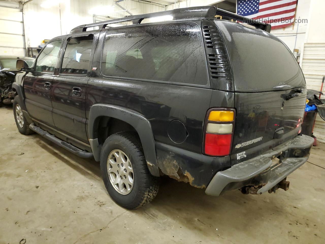 2005 Chevrolet Suburban K1500 Black vin: 3GNFK16Z25G209945