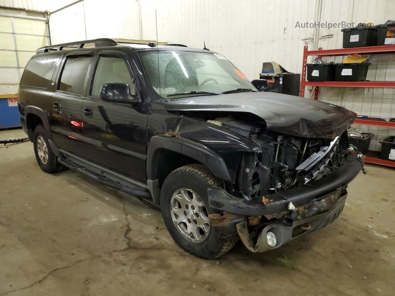 2005 Chevrolet Suburban K1500 Black vin: 3GNFK16Z25G209945