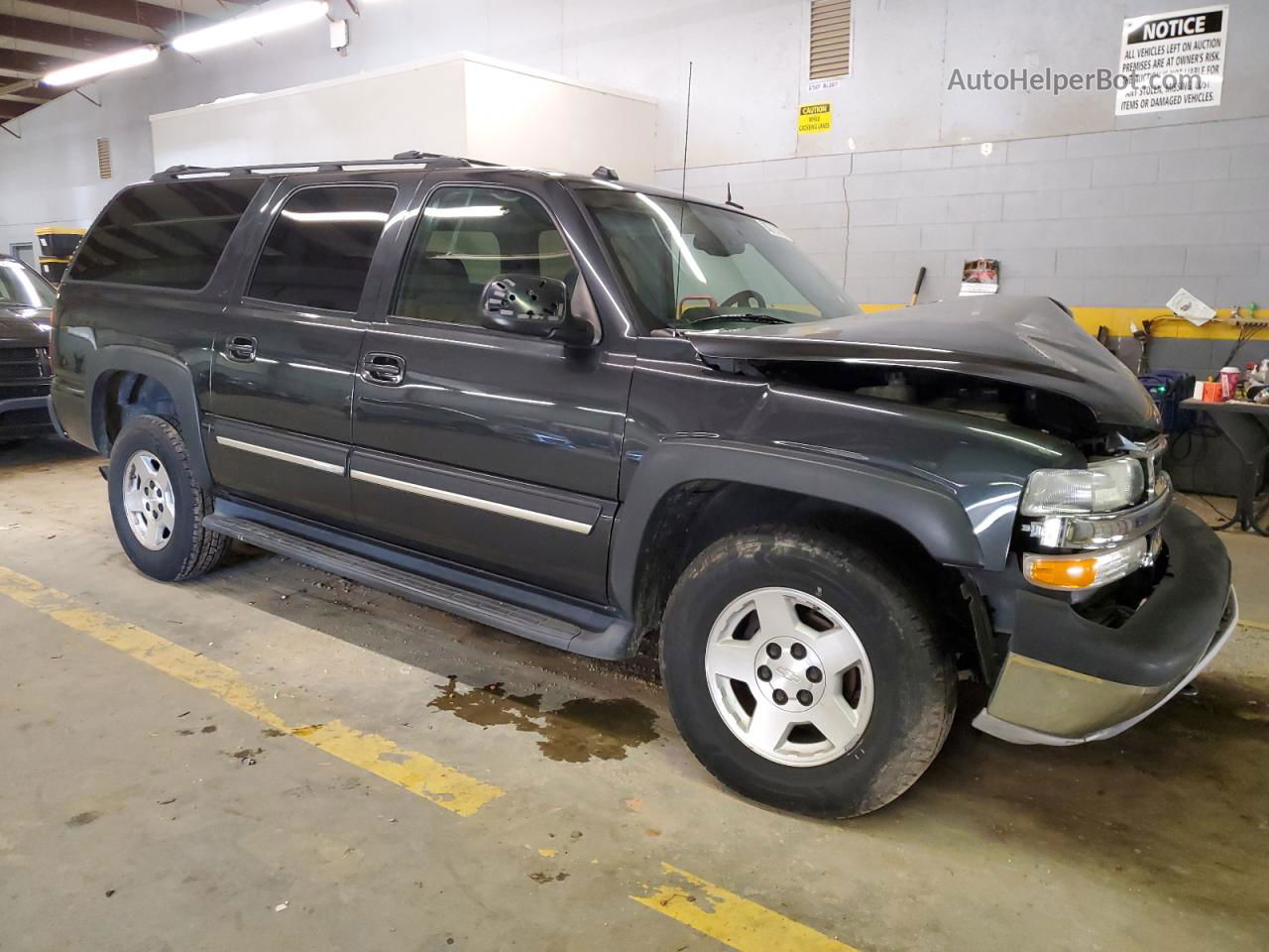 2005 Chevrolet Suburban K1500 Gray vin: 3GNFK16Z25G214742