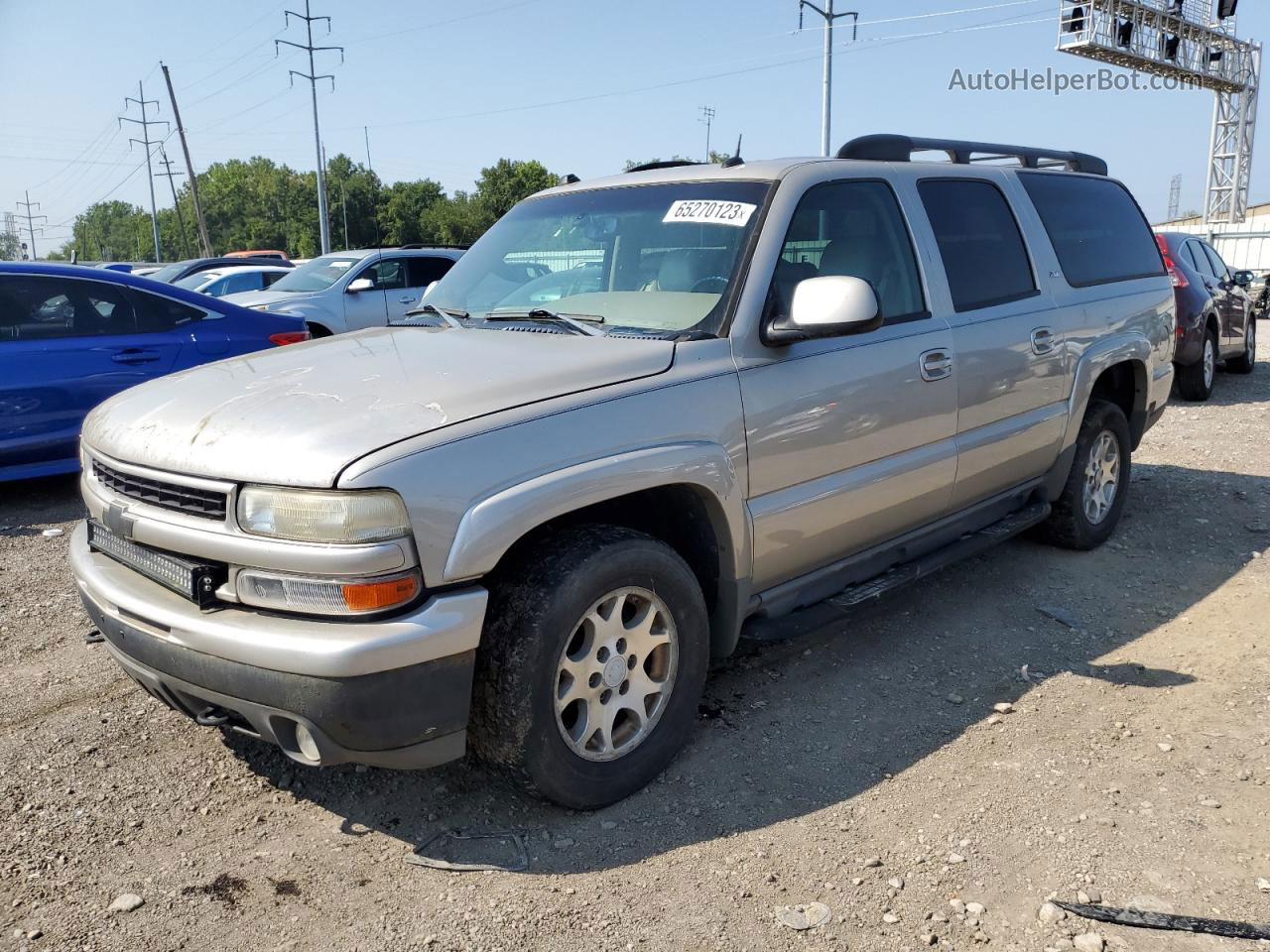 2005 Chevrolet Suburban K1500 Beige vin: 3GNFK16Z25G243500